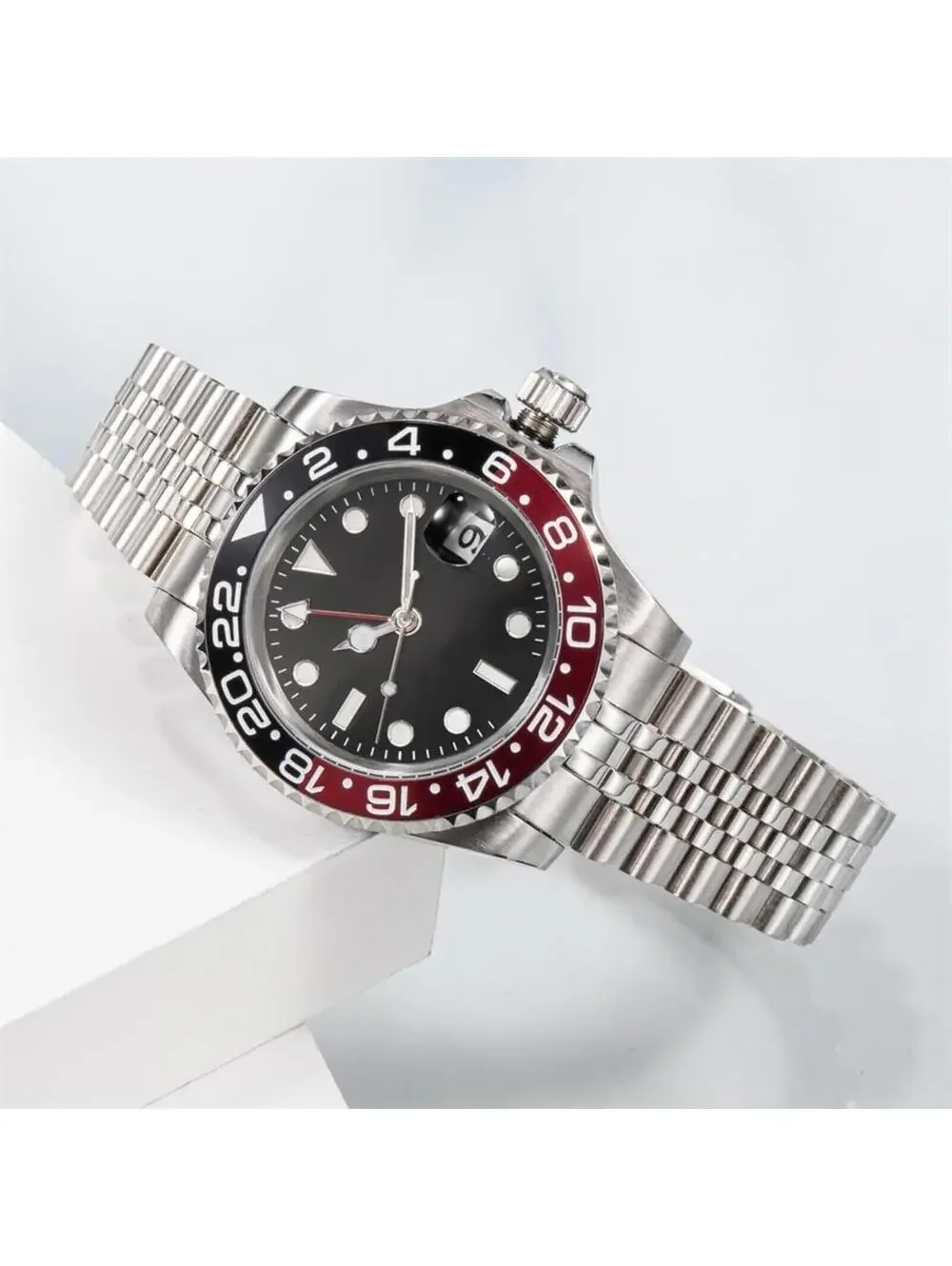 Men's Stainless Steel Mechanical Watch with Sapphire Crystal  stock 249